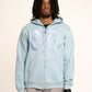 Blue CTB Logo Zip Hoodie