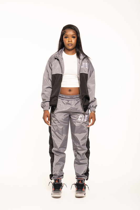 Monochrome Nylon Tracksuit