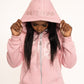Pink CTB Logo Zip Hoodie